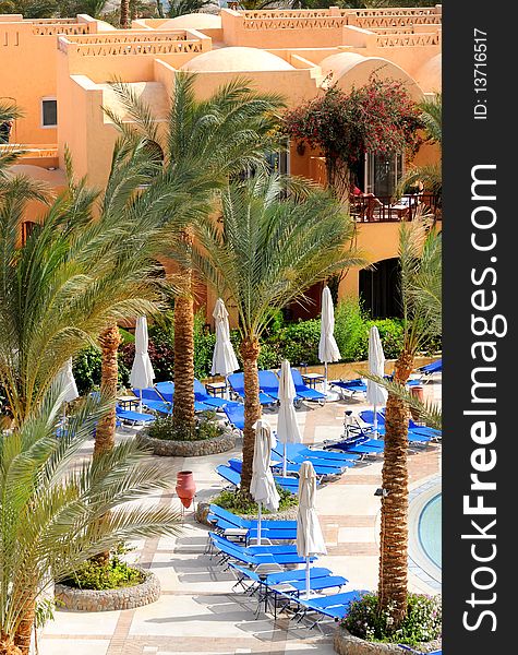Summer resort in arabian style. Summer resort in arabian style
