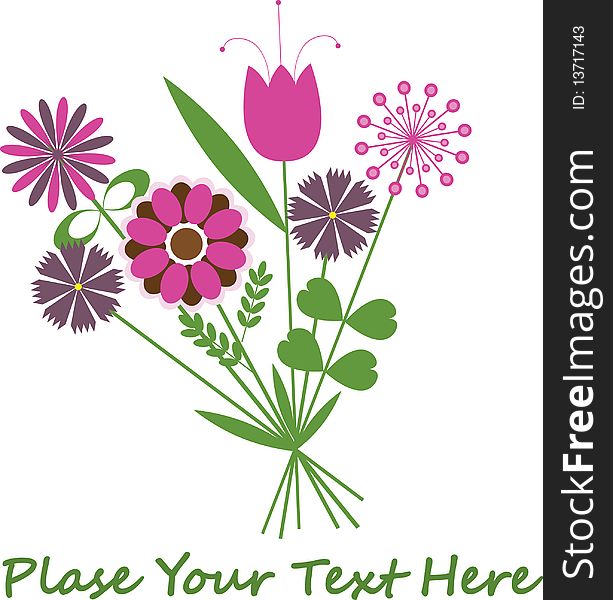 Flower background design for you. Flower background design for you.