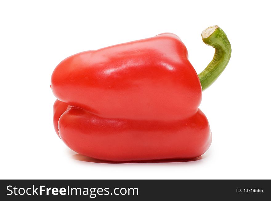 Bulgarian pepper isolated on white background. Bulgarian pepper isolated on white background