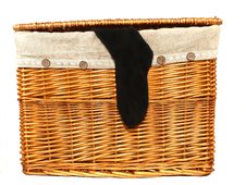 Laundry Basket Royalty Free Stock Image Laundry Basket Royalty Free Stock Image