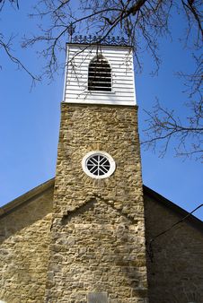 Old Stone Church Steeple Royalty Free Stock Images Old Stone Church Steeple Royalty Free Stock Images
