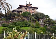 Beautiful Villa Gaslini In Genoa Royalty Free Stock Photography