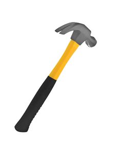 Work Tools - Claw Hammer Royalty Free Stock Images