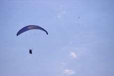 The Glider Pilot. Royalty Free Stock Images