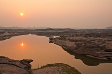 Sunrise Over Lake Royalty Free Stock Photo Sunrise Over Lake Royalty Free Stock Photo