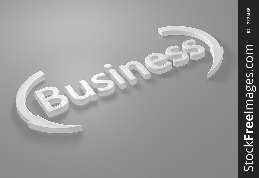 Illustration about business concepts - Business - letters - 3D