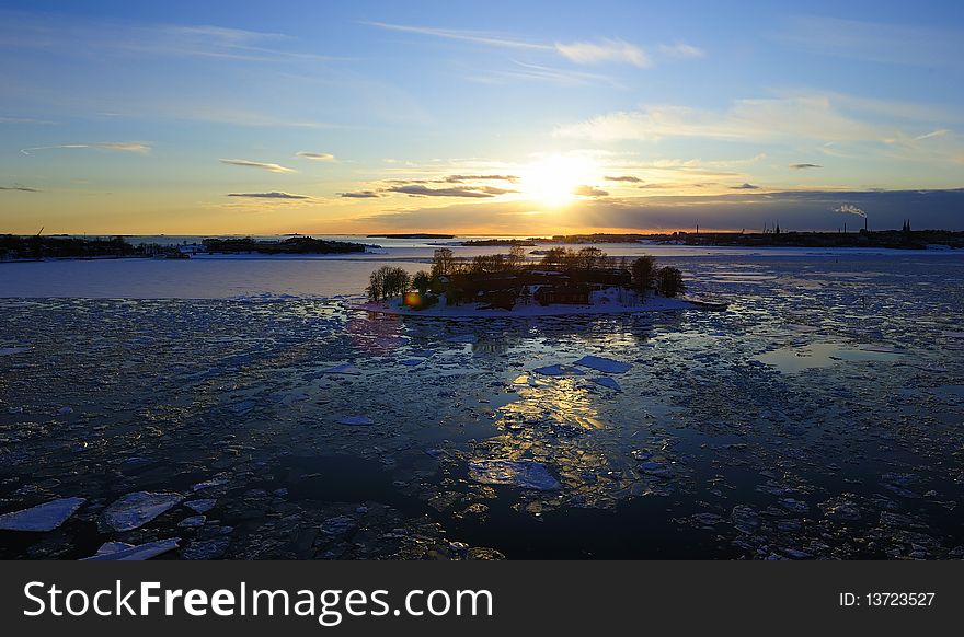 Winter Sunset