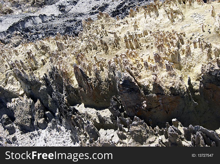 Small scale landscapes of state Saravak. Borneo.