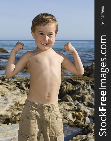 Boy At The Beach