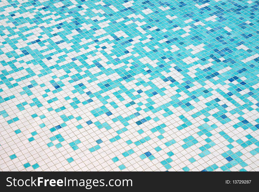 View of pool checkered  background