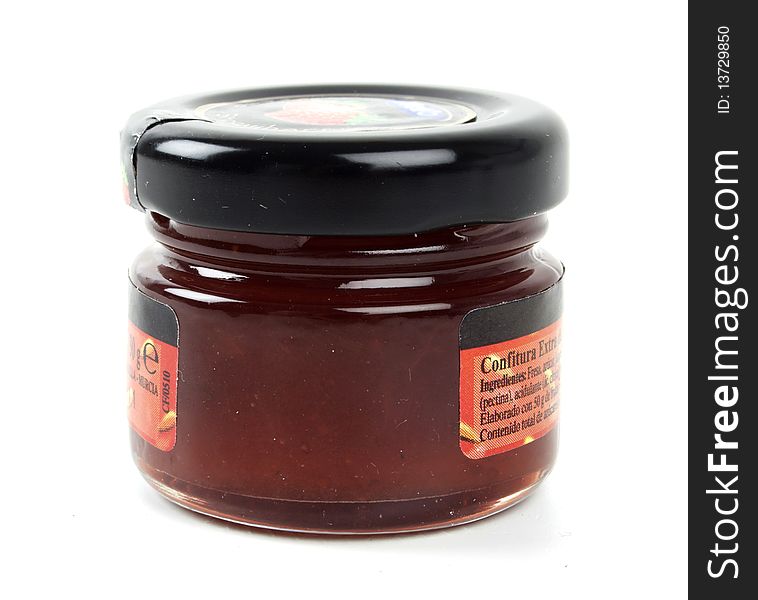 Bottle Of Strawberry Jam