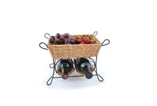Wine And Fruits Stock Photography