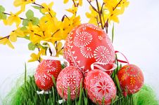 Czech Easter Eggs Stock Images