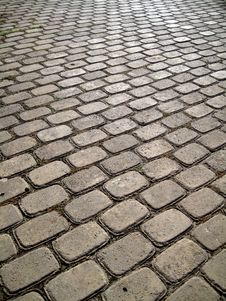 Stone Block Paving Background Stock Images