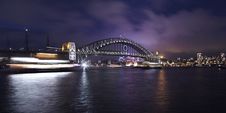 Sydney Harbor Bridge At Dark Royalty Free Stock Photo Sydney Harbor Bridge At Dark Royalty Free Stock Photo