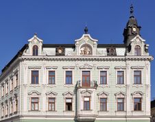 Historical House Facade In Kromeriz,world Heritage Royalty Free Stock Images Historical House Facade In Kromeriz,world Heritage Royalty Free Stock Images