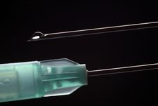 Syringe And Needle. Royalty Free Stock Photography Syringe And Needle. Royalty Free Stock Photography