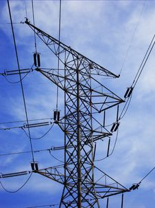 High Voltage Column Stock Images High Voltage Column Stock Images