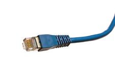 Blue Network Cable Stock Image