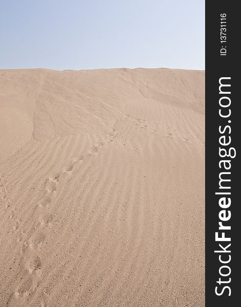 Texture of sand and sky. Texture of sand and sky