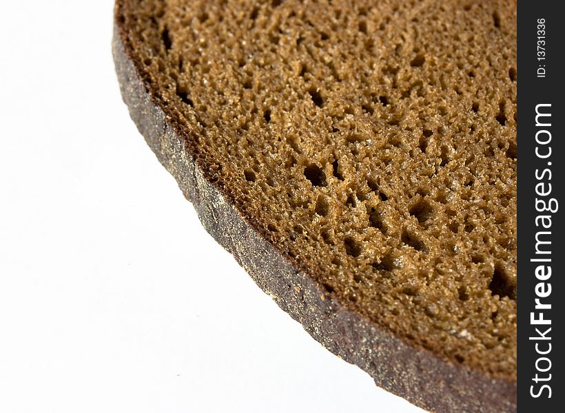 A slice of brown bread