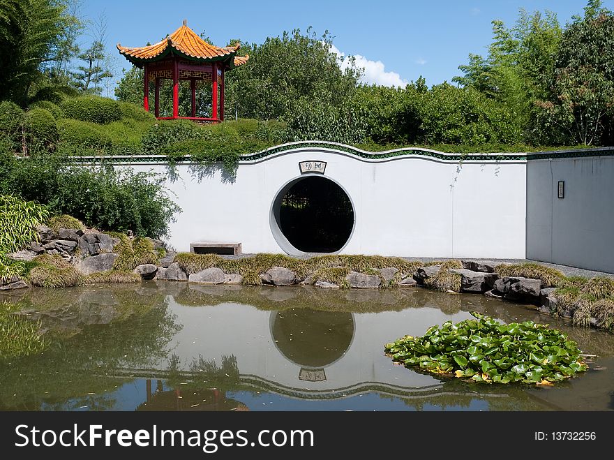 Chineese Garden on a nice sunny day