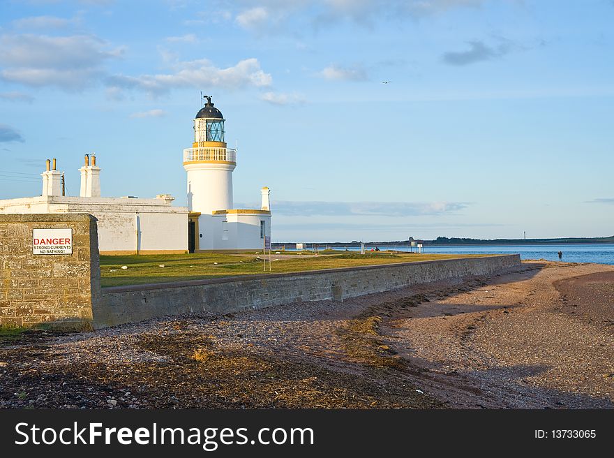 An image of the lighthouse which warns shipping in the Moray Firth of hazards as they head towards the port of Inverness. An image of the lighthouse which warns shipping in the Moray Firth of hazards as they head towards the port of Inverness.