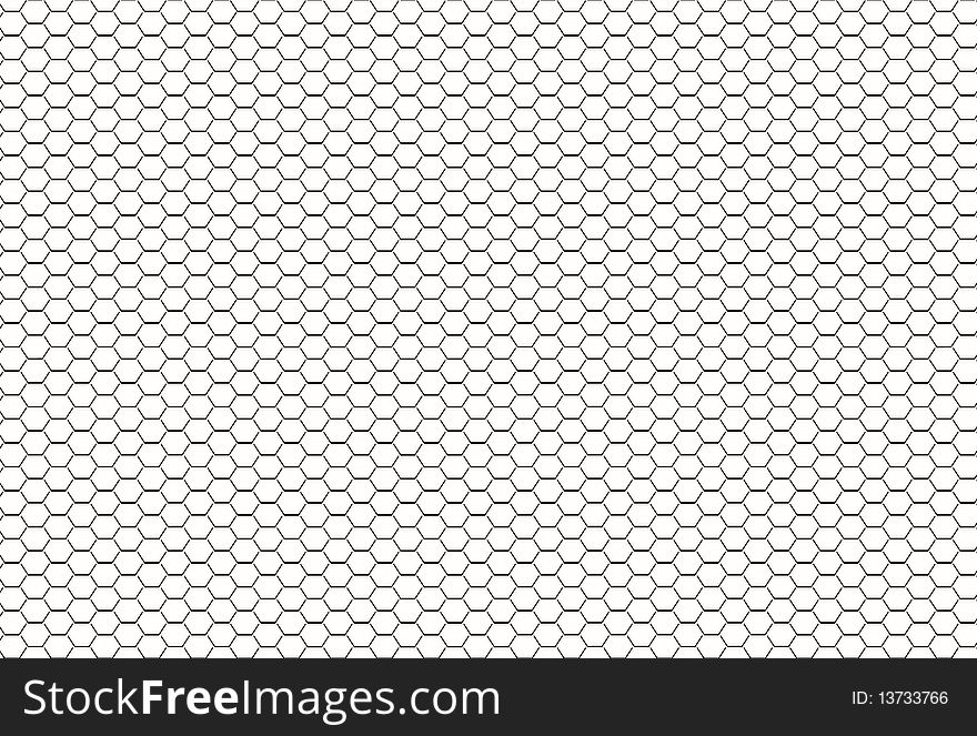 Abstract background from white convex hexagons. Abstract background from white convex hexagons.