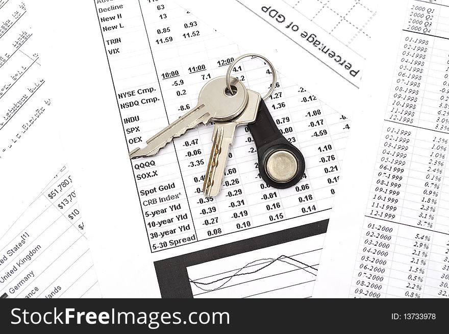 Home expenses Keys to record with numbers