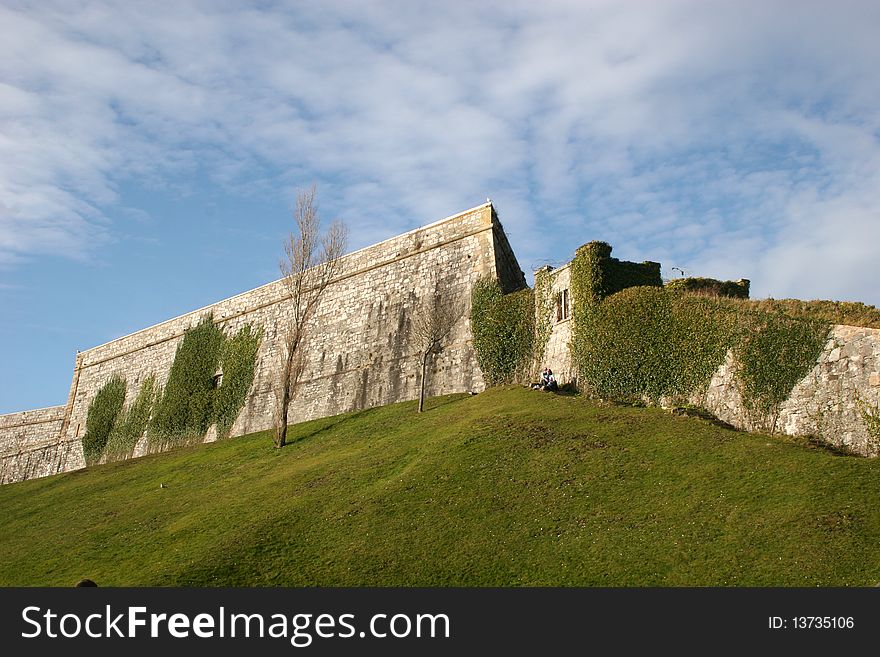 Fortified citadel in Plymouth, Devon. Fortified citadel in Plymouth, Devon