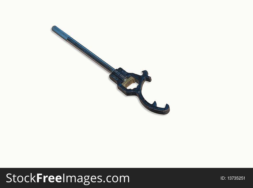 Fire department combination hydrant wrench, spanner tool