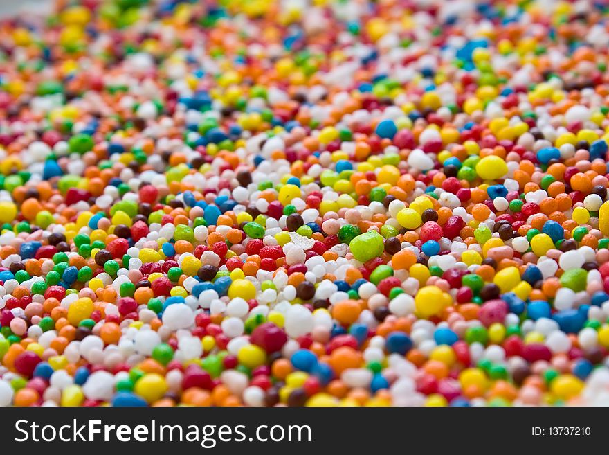 Abstract background with little balls