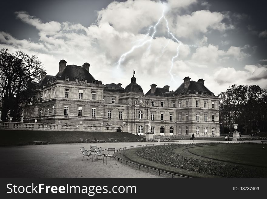 Senat building located in France. Senat building located in France