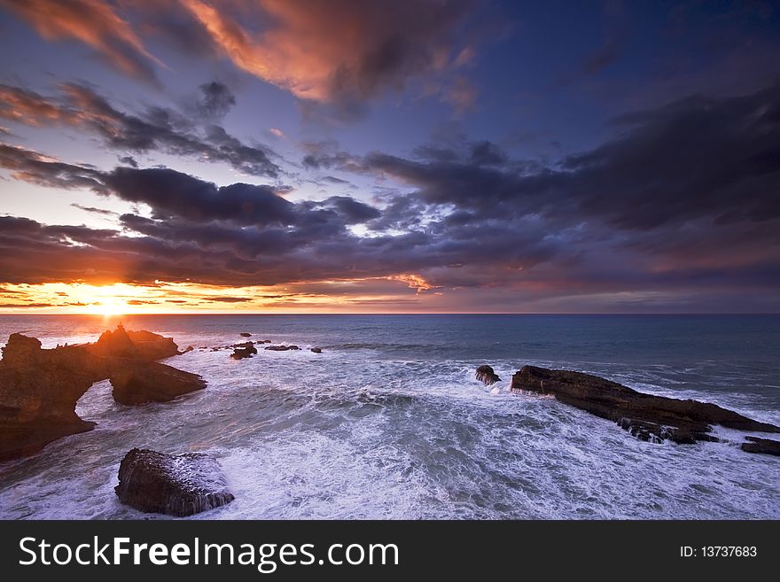 Virgiin Rock located in Biarritz. Virgiin Rock located in Biarritz