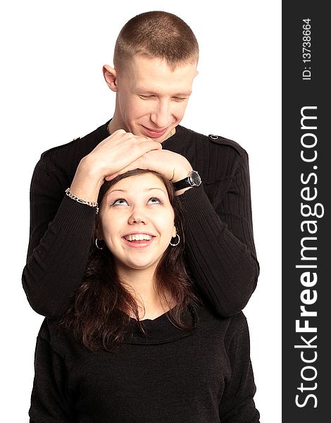 Lovely Young Couple Smiling