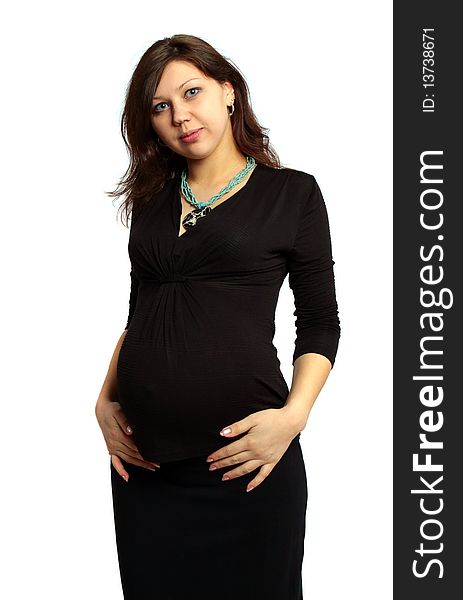 Happy Pregnant Woman