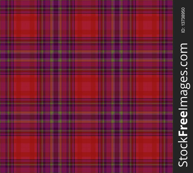 Red and purple seamless plaid pattern illustration