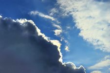 Sun In Clouds Royalty Free Stock Photography