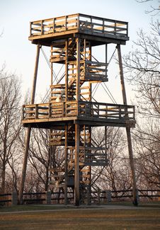 Fire Watch Tower Royalty Free Stock Photos