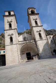Montenegro, Kotor, St. Tryphon Cathedral Stock Images Montenegro, Kotor, St. Tryphon Cathedral Stock Images