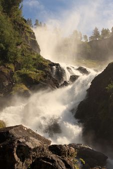 Norwegian Waterfalls Stock Images Norwegian Waterfalls Stock Images