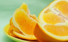 Cut Orange Royalty Free Stock Photography Cut Orange Royalty Free Stock Photography