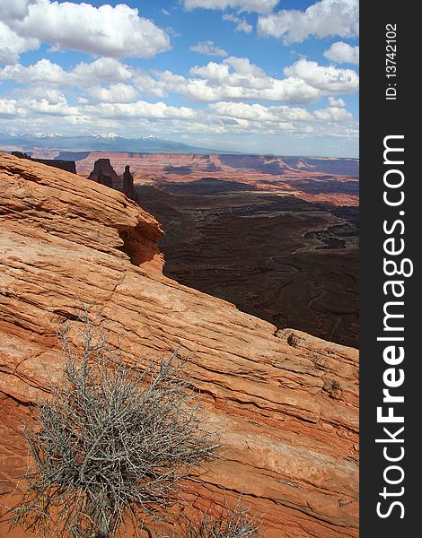 View of Canyonlands National Park in Utah, USA. View of Canyonlands National Park in Utah, USA