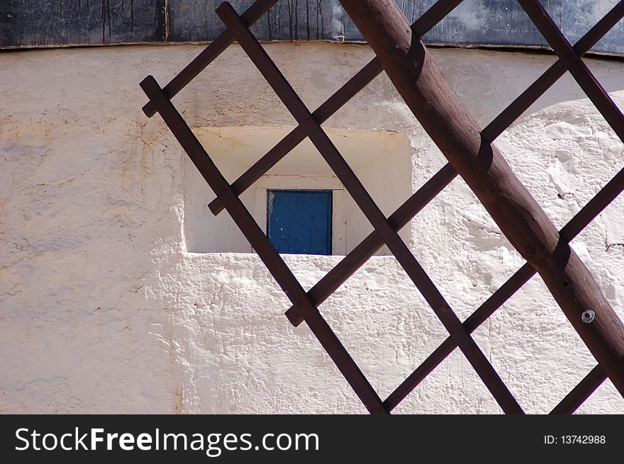 Detail Of A Windmill From Routa De La Mancha