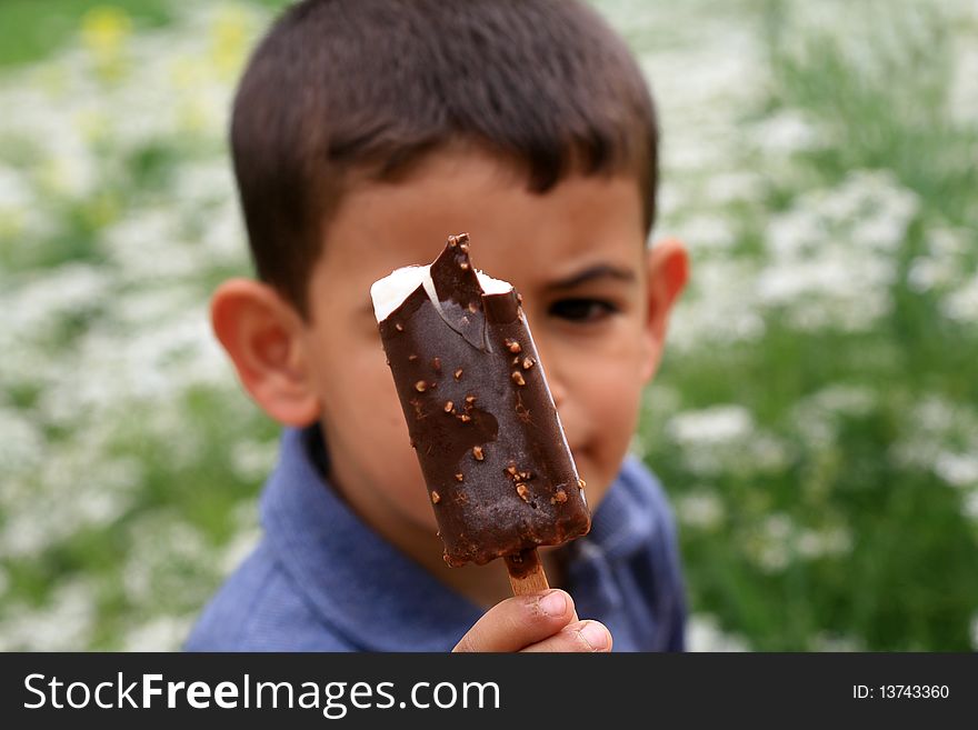 Remove enjoy life as a child eating ice cream. Remove enjoy life as a child eating ice cream