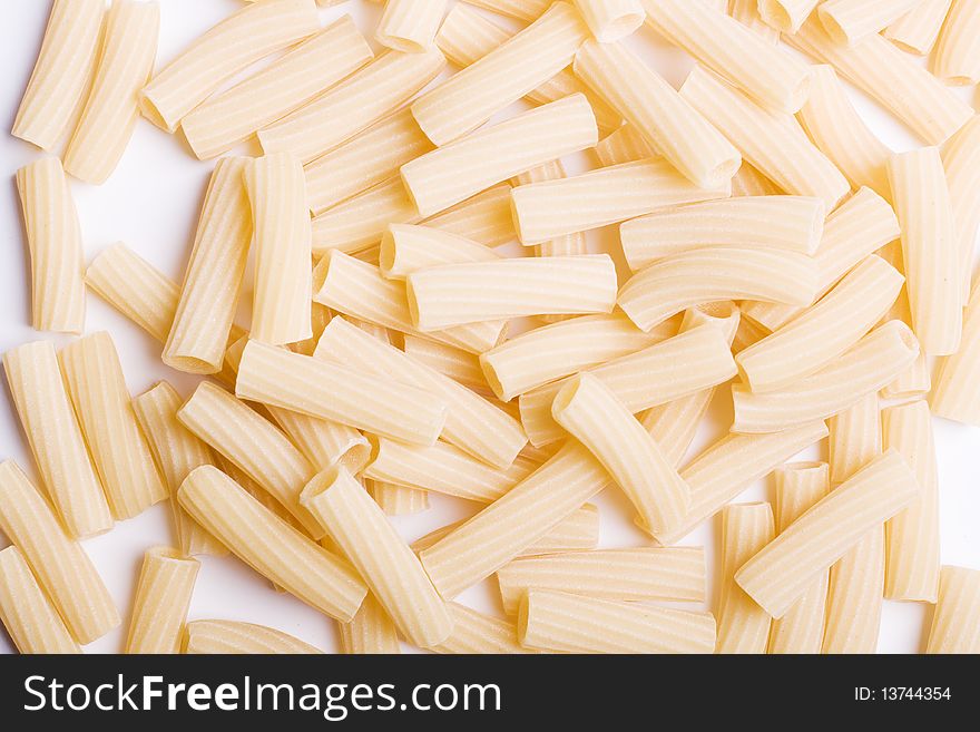 Closeup Of Uncooked Pasta