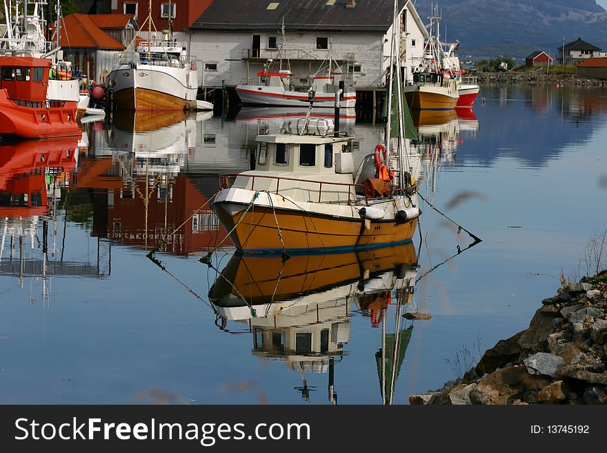 Tranquil scene in Norwegian Fjord