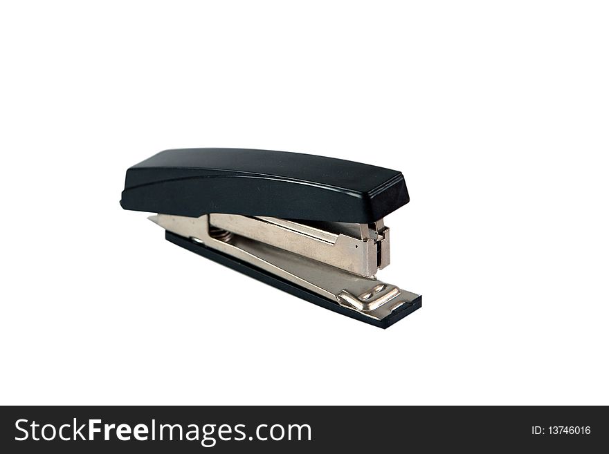 Isolated stapler on white background