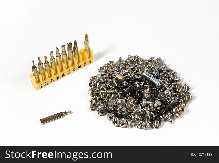 Lot of screws and bit package