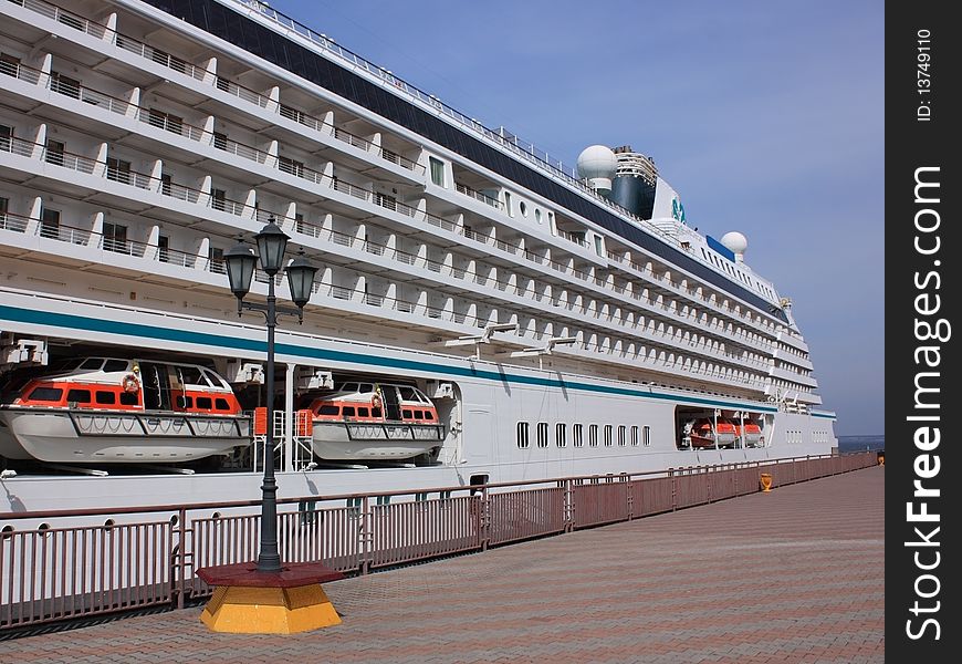 Cruise Ship In Port